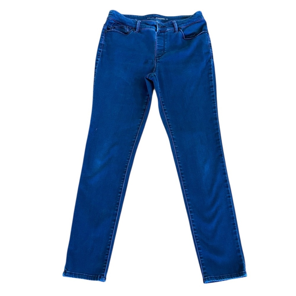 Chico's Platinum Blue Denim Jeggings Size Chicos 00 / Women's 2